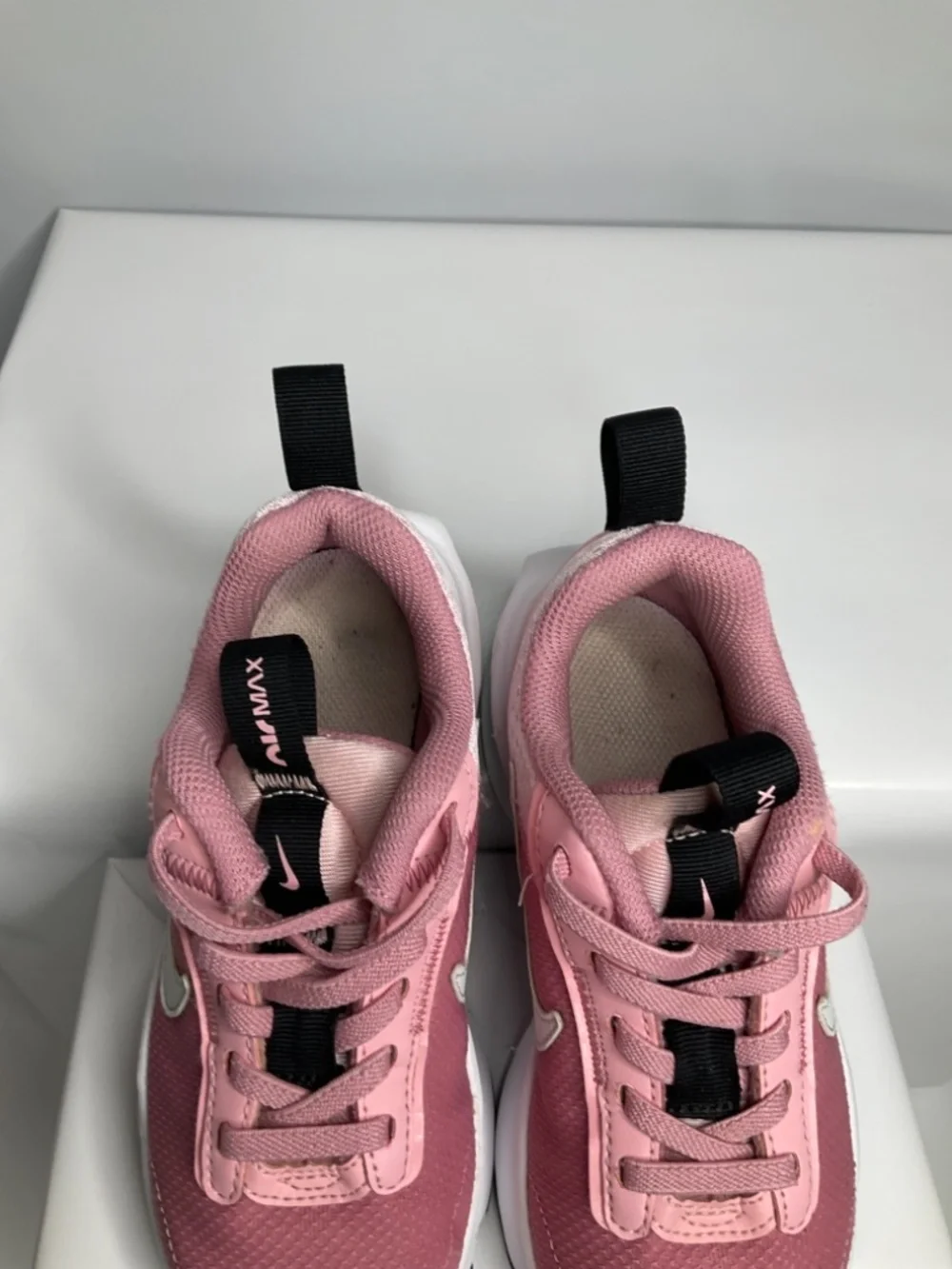 Nike Girls Air Max Intrlk Pink Running Shoes Size 12C US